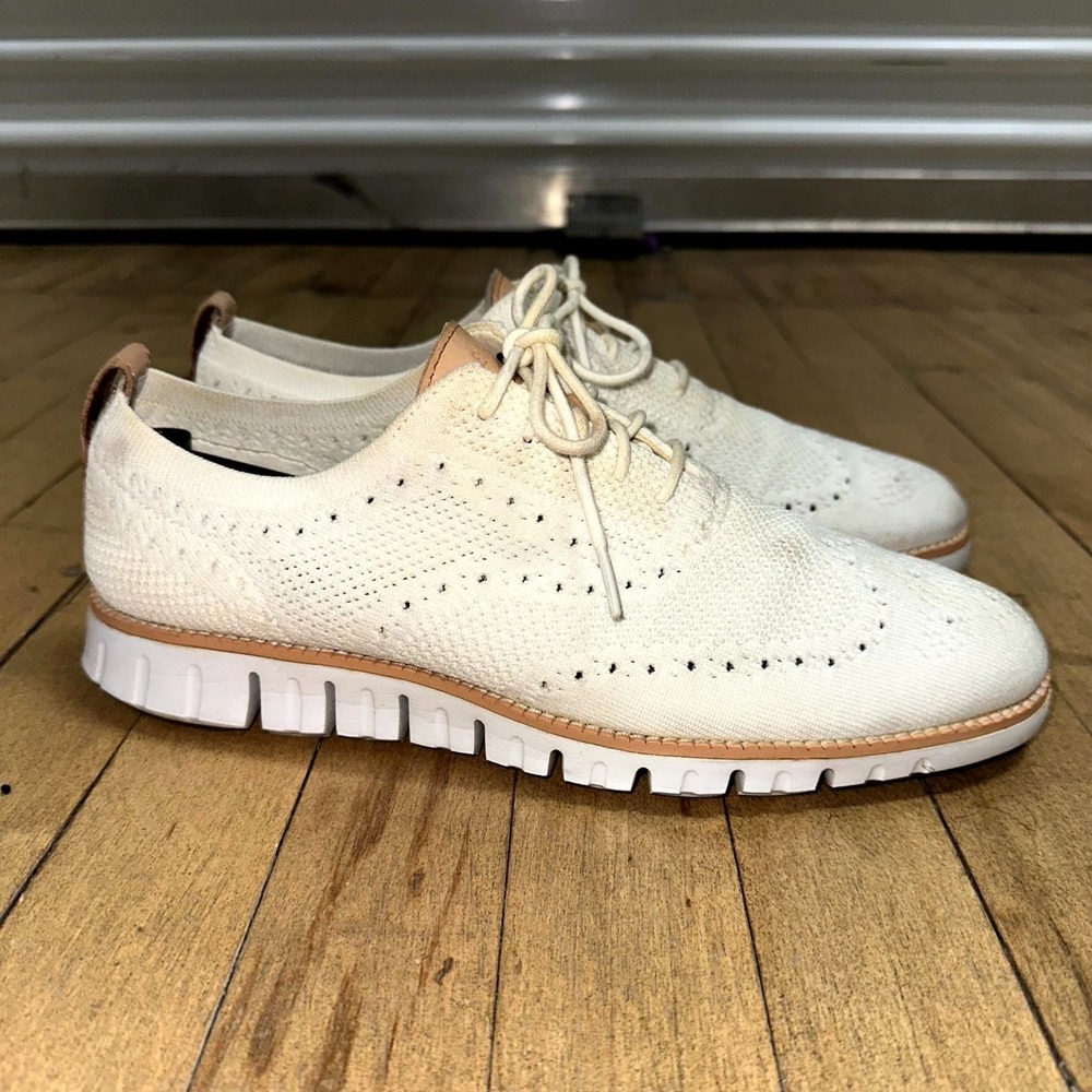 Cole Haan Trainers Men 9 White Zerogrand Comfort Lace Up Walking Running Shoes - Picture 2 of 11
